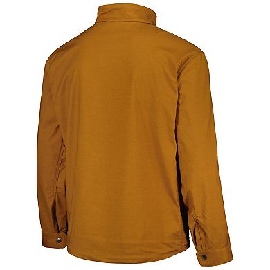 Men's Dunbrooke Tan Kansas City Chiefs Journey Workwear Tri-Blend Full-Zip Jacket