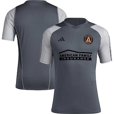 Men's adidas Gray Atlanta United FC 2023 On-Field Training Jersey