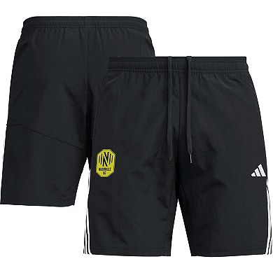 Men's adidas Black Nashville SC Downtime Shorts