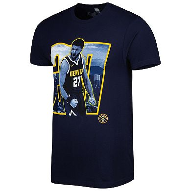 Unisex Stadium Essentials Jamal Murray Navy Denver Nuggets Player Skyline T-Shirt