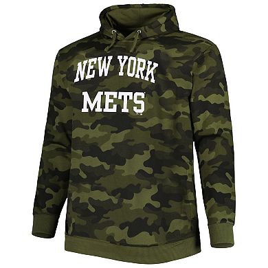 Men's Camo New York Mets Allover Print Pullover Hoodie