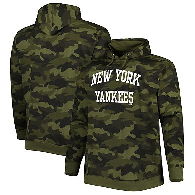 Men's Camo New York Yankees Allover Print Pullover Hoodie