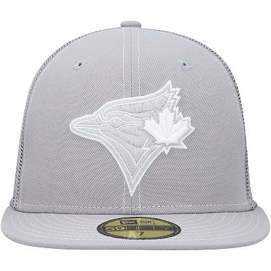 Men's New Era  Gray Toronto Blue Jays 2023 On-Field Batting Practice 59FIFTY Fitted Hat