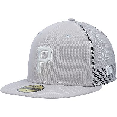 Men's New Era  Gray Pittsburgh Pirates 2023 On-Field Batting Practice 59FIFTY Fitted Hat
