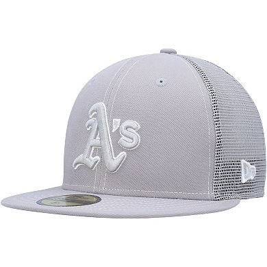 Men's New Era  Gray Oakland Athletics 2023 On-Field Batting Practice 59FIFTY Fitted Hat