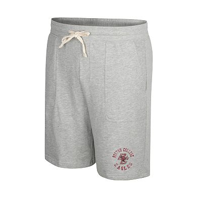 Men's Colosseum Heather Gray Boston College Eagles Love To Hear This Terry Shorts