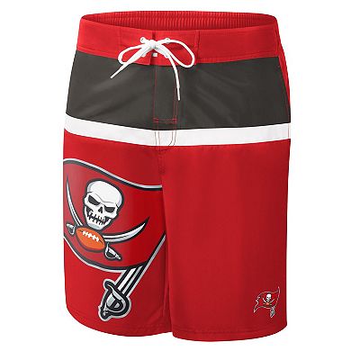 Men's G-III Sports by Carl Banks Red Tampa Bay Buccaneers Sea Wind Swim Trunks