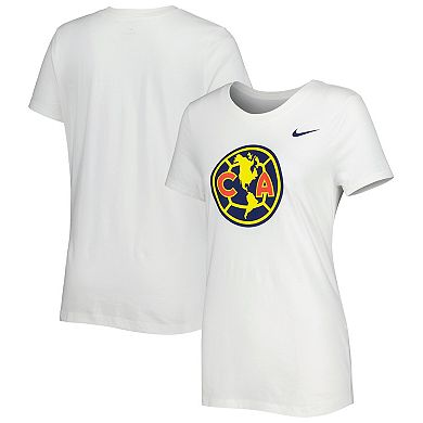 Women's Nike White Club America Club Crest T-Shirt
