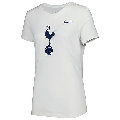 Women's Nike White Tottenham Hotspur Club Crest T-Shirt