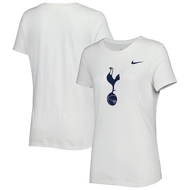 Women's Nike White Tottenham Hotspur Club Crest T-Shirt