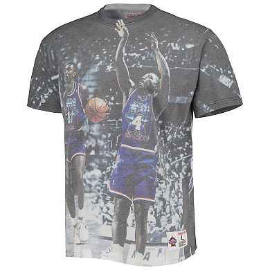Men's Mitchell & Ness Detroit Pistons Above the Rim Graphic T-Shirt