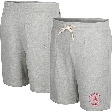 Men's Colosseum Heather Gray Houston Cougars Love To Hear This Terry Shorts