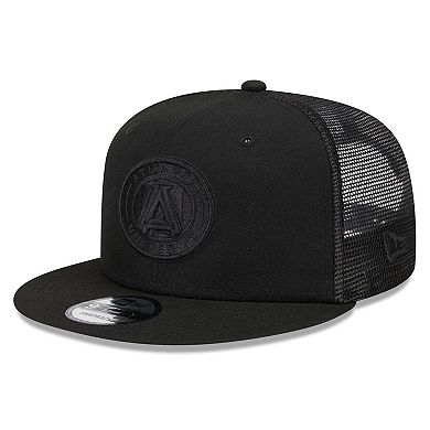 Men's New Era Black Atlanta United FC Logo Classic 9FIFTY Trucker Snapback Hat