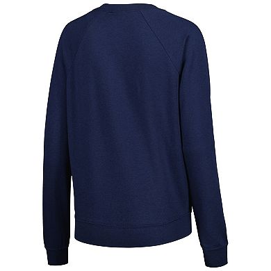 Women's Nike Navy Club America Lockup Varsity Tri-Blend Raglan Pullover Sweatshirt