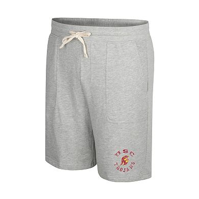 Men's Colosseum Heather Gray USC Trojans Love To Hear This Terry Shorts