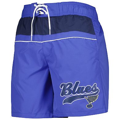 Men's Starter Blue St. Louis Blues Freestyle Volley Swim Shorts