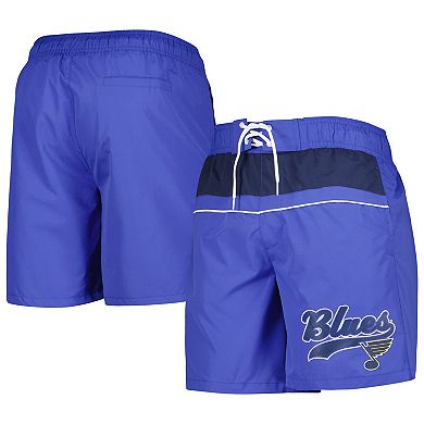 Men's Starter Blue St. Louis Blues Freestyle Volley Swim Shorts