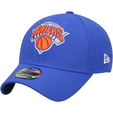 Men's New Era Blue New York Knicks Team Classic 39THIRTY Flex Hat