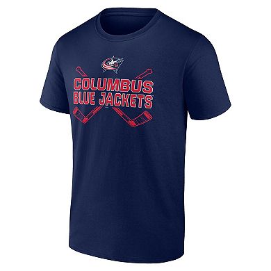 Men's Fanatics Branded Navy Columbus Blue Jackets Ice Monster T-Shirt