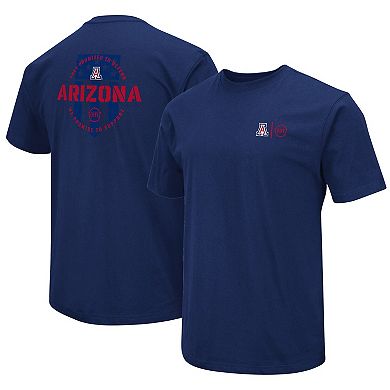 Men's Colosseum Navy Arizona Wildcats OHT Military Appreciation T-Shirt