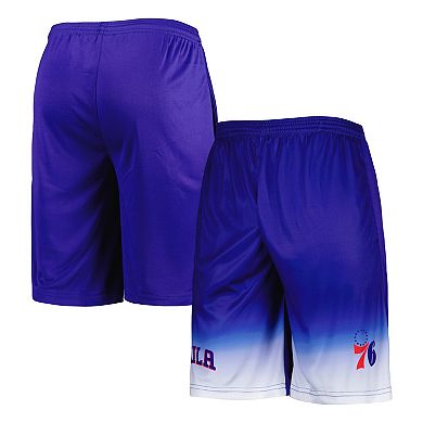 Men's Fanatics Branded Royal Philadelphia 76ers Fadeaway Shorts