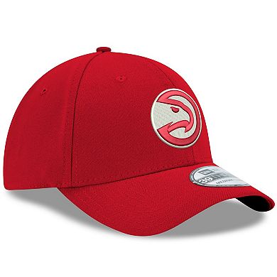 Men's New Era Red Atlanta Hawks Team Classic 39THIRTY Flex Hat