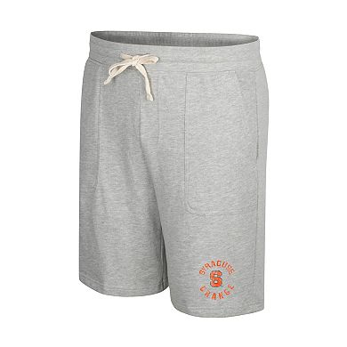 Men's Colosseum Heather Gray Syracuse Orange Love To Hear This Terry Shorts