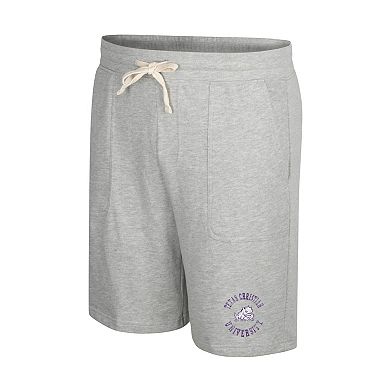 Men's Colosseum Heather Gray TCU Horned Frogs Love To Hear This Terry Shorts