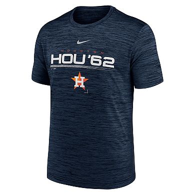 Men's Nike Navy Houston Astros Wordmark Velocity Performance T-Shirt