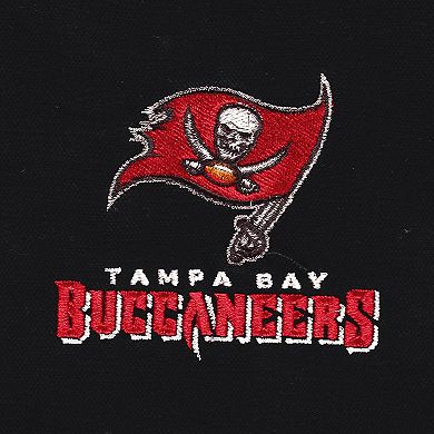 Men's Dunbrooke Black Tampa Bay Buccaneers Big & Tall Dakota Canvas Hoodie Full-Zip Jacket