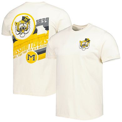 Men's Cream Missouri Tigers Vault Vintage Comfort Color T-Shirt