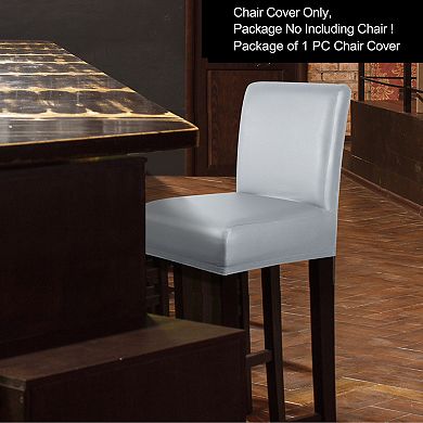 Waterproof Bar Stool Covers For Counter Short Back Chair Covers 1pcs