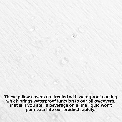 Soft Water Repellent Throw Pillow Covers 20"x20"
