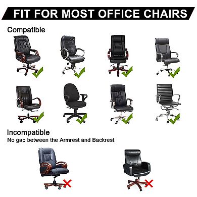 Jacquard Office Chair Cover Swivel Chair Computer Armchair Protector