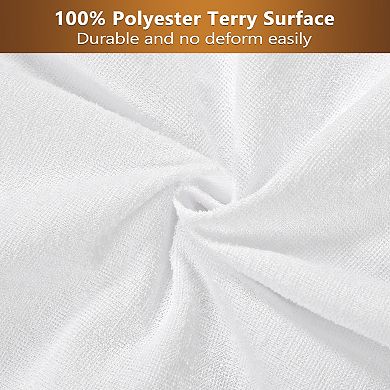 Fitted Mattress Pad Cover Waterproof Comfortable King 76" x 80"