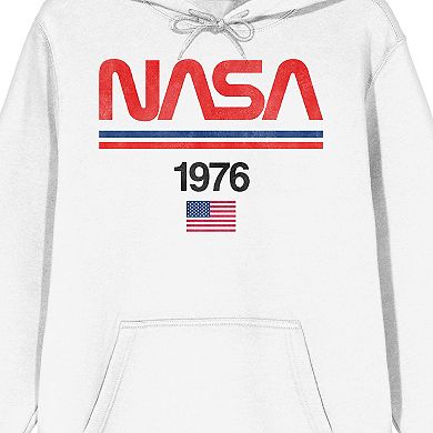 Men's NASA 1976 Flag Logo Hoodie