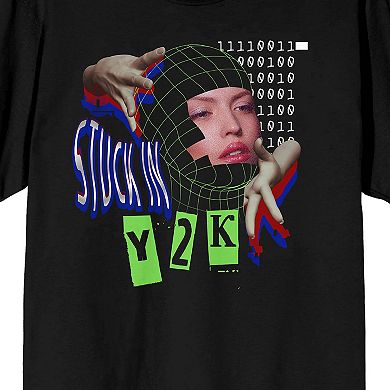 Men's Low Poly Y2K Trend Stuck Tee