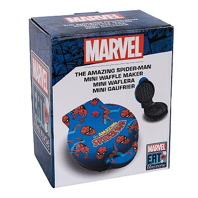 Uncanny Brands Marvel Eat The Universe Spider-Man Mini Waffle Maker