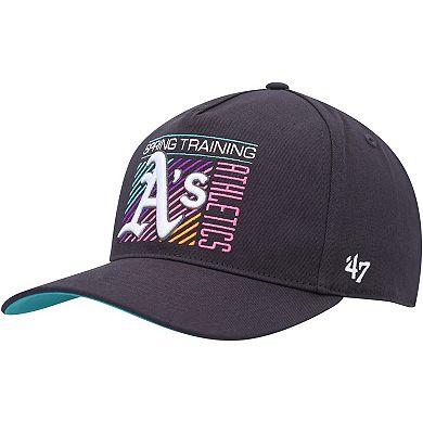 Men's '47  Charcoal Oakland Athletics 2023 Spring Training Reflex Hitch Snapback Hat