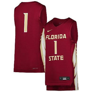 Youth Nike Garnet Florida State Seminoles Team Replica Basketball Jersey
