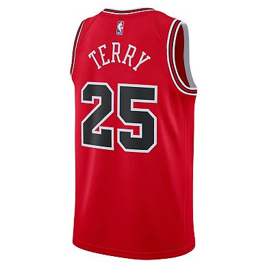 Unisex Nike Dalen Terry Red Chicago Bulls 2022 NBA Draft First Round Pick Swingman Jersey - Icon Edition