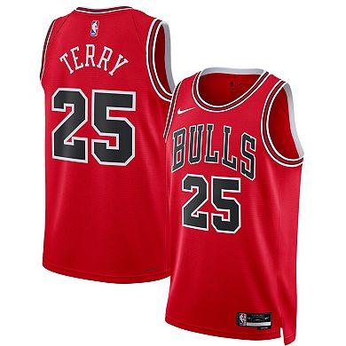 Unisex Nike Dalen Terry Red Chicago Bulls 2022 NBA Draft First Round Pick Swingman Jersey - Icon Edition