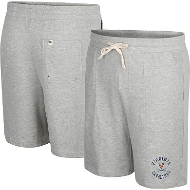 Men's Colosseum Heather Gray Virginia Cavaliers Love To Hear This Terry Shorts