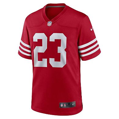 Youth Nike Christian McCaffrey Scarlet San Francisco 49ers Game Jersey