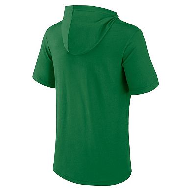 Men's Fanatics Branded Green Oregon Ducks Outline Lower Arch Hoodie T-Shirt