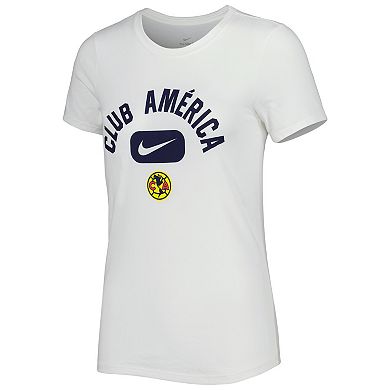 Women's Nike White Club America Lockup Legend Performance T-Shirt