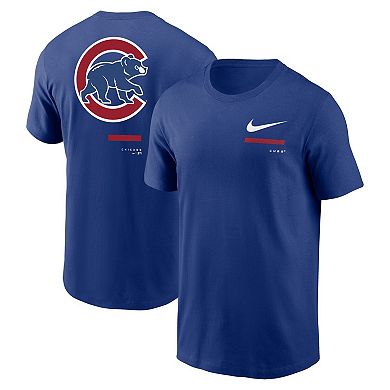 Men's Nike Royal Chicago Cubs Over the Shoulder T-Shirt