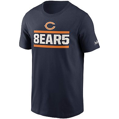 Men's Nike Navy Chicago Bears Hometown Collection 8ear5 T-Shirt