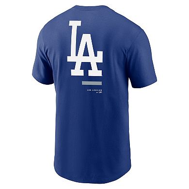 Men's Nike Royal Los Angeles Dodgers Over the Shoulder T-Shirt