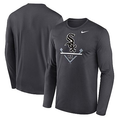 Men's Nike Anthracite Chicago White Sox Icon Legend Performance Long Sleeve T-Shirt